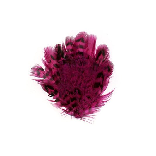 Female Ringneck Feather Pad - Shocking Pink