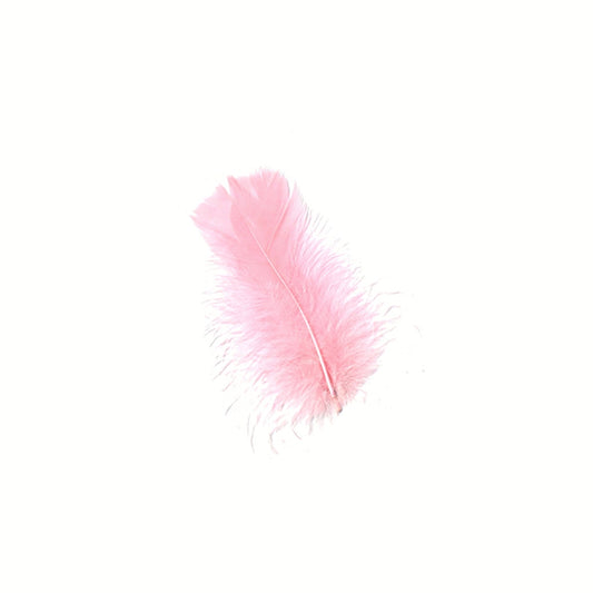 Loose Turkey Plumage Feathers - Candy Pink