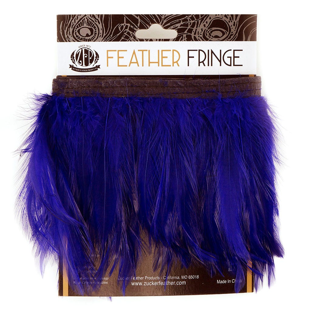 Dyed Hackle Feather Fringe Regal