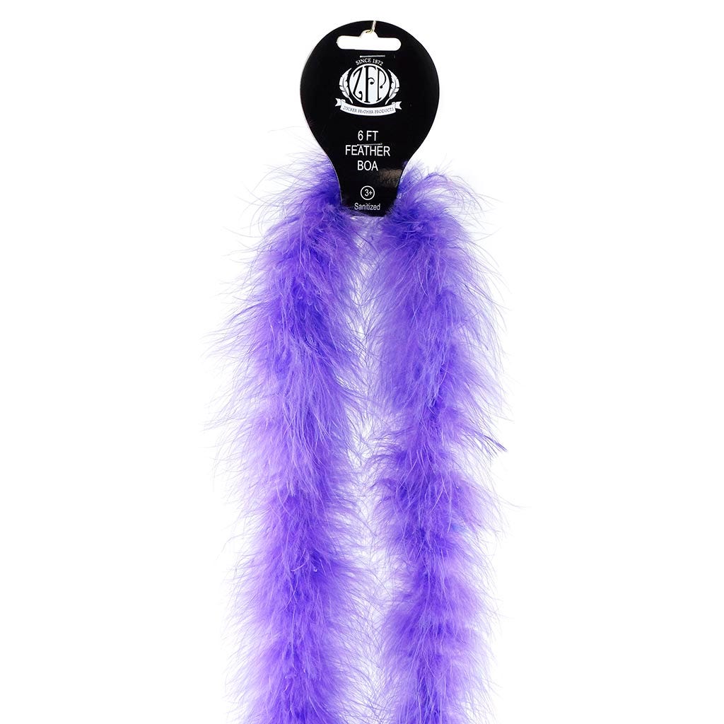 Marabou Feather Boa - Mediumweight - Lavender