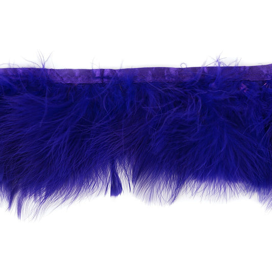 Marabou Feather Fringe 2-3" - 1 yard Regal Purple Bias Craft Tape