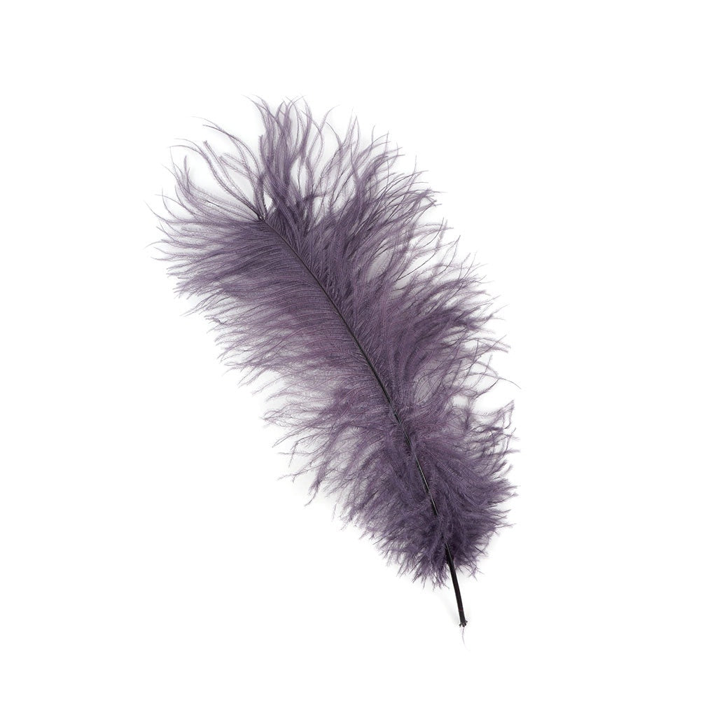 50 Pcs Ostrich Feathers-Damaged Drabs 13" - Amethyst