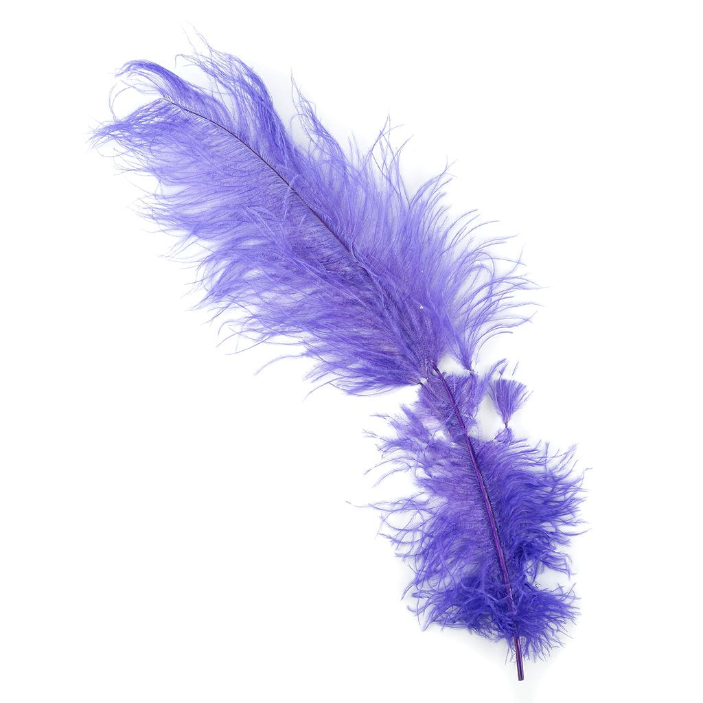 Ostrich Feathers-Spads Damaged - Lavender