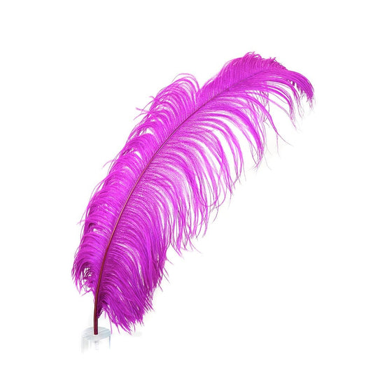 Large Ostrich Feathers - 24-30" Prime Femina Plumes - Very Berry