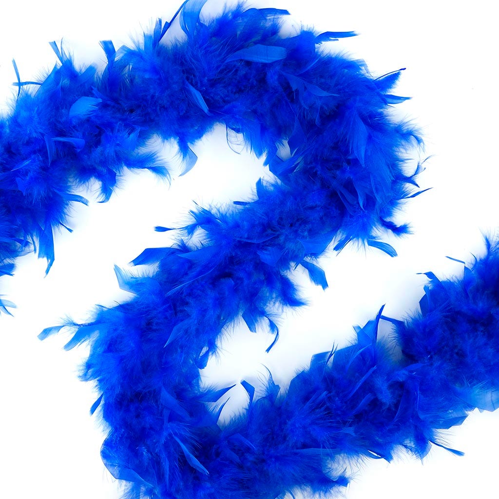 Chandelle Feather Boa - Lightweight - Royal