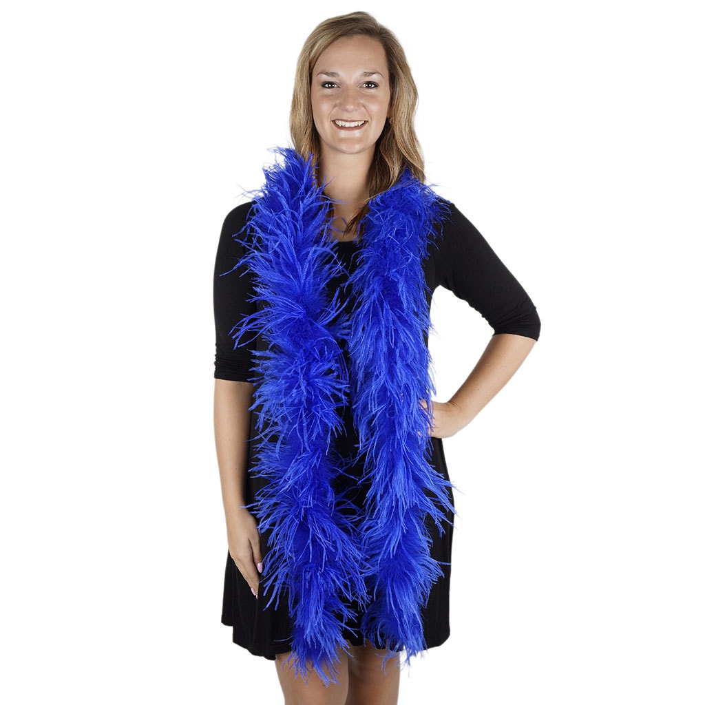 Royal Blue 2 Ply Ostrich Feather Boa