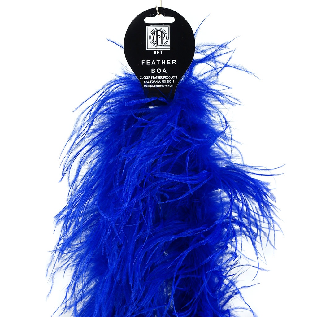 Royal Blue 2 Ply Ostrich Feather Boa