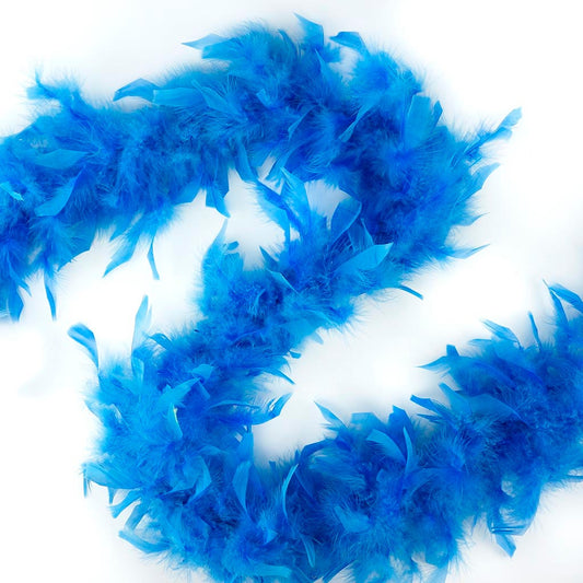 Chandelle Feather Boa - Lightweight- Dark Turquoise