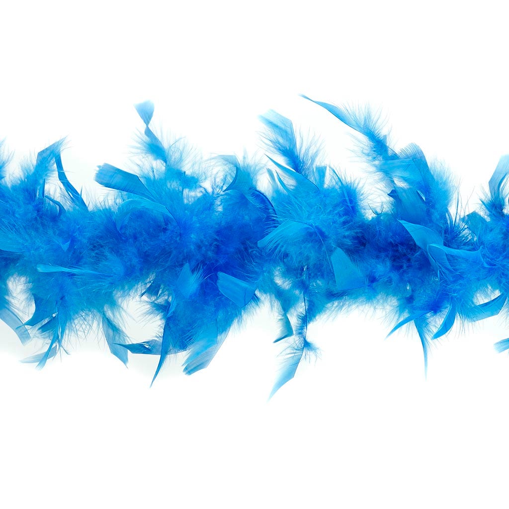 Chandelle Feather Boa - Lightweight- Dark Turquoise