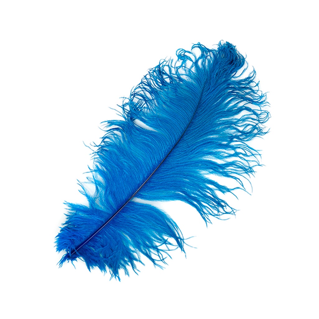 Ostrich Feathers-Damaged Drabs - Dark Turquoise