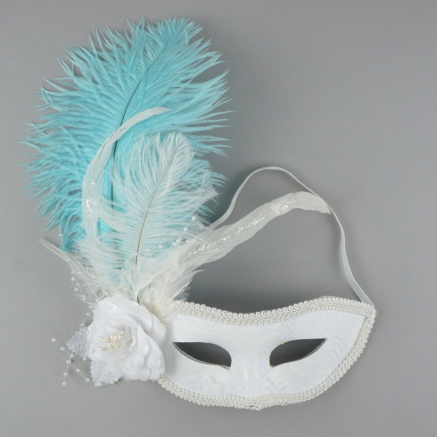 Ostrich Feathers 9-12" Drabs - Light Turquoise