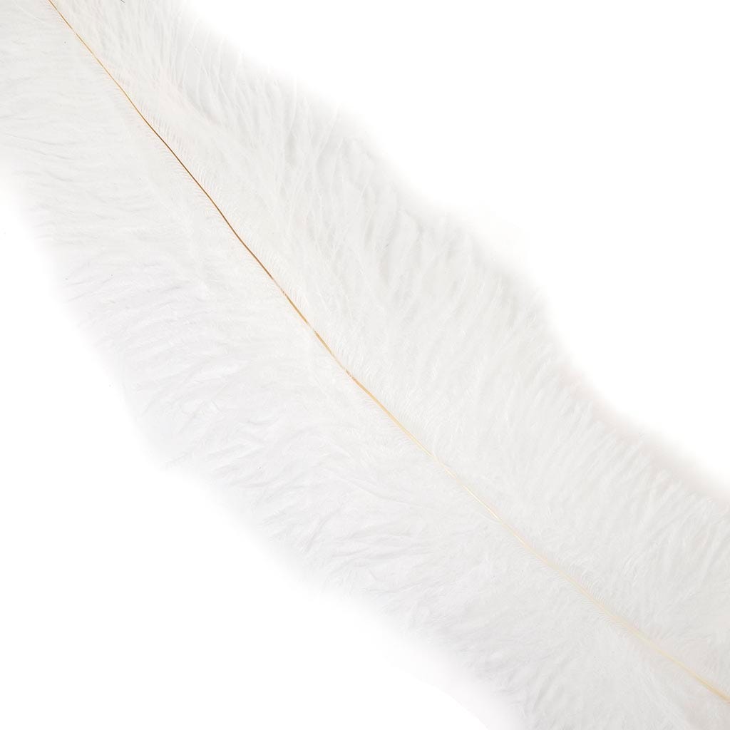 Ostrich Feathers-Floss - White