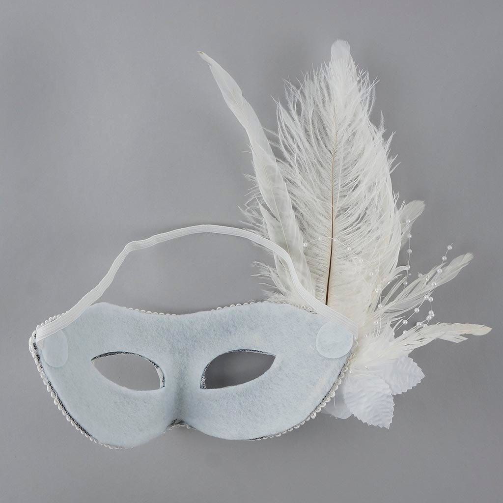 White Feather Mask