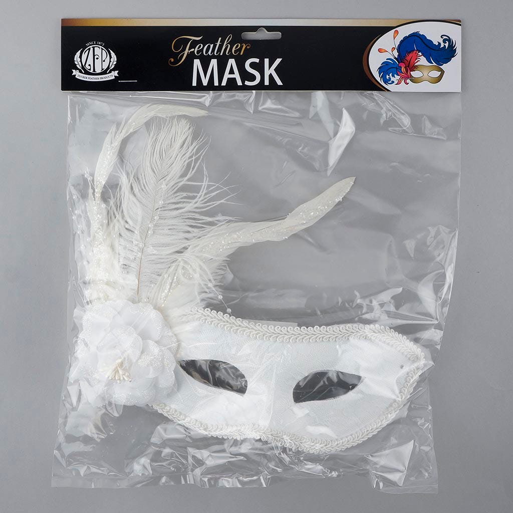 White Feather Mask