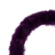 STRUNG TURKEY MARABOU BLOOD QUILL FEATHERS 4-5" - PURPLE